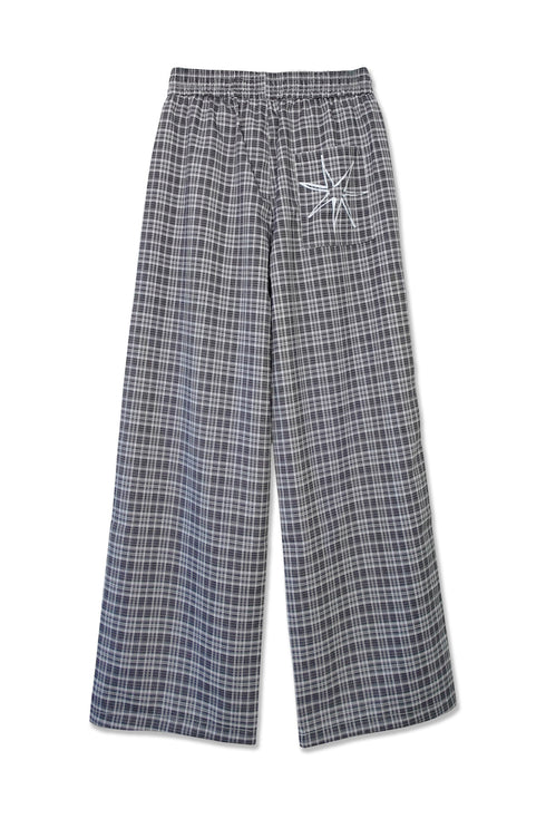 【PRE-ORDER】Mayte × Cycle ECHO STAR CHECK PANTS -WARM GRAY-